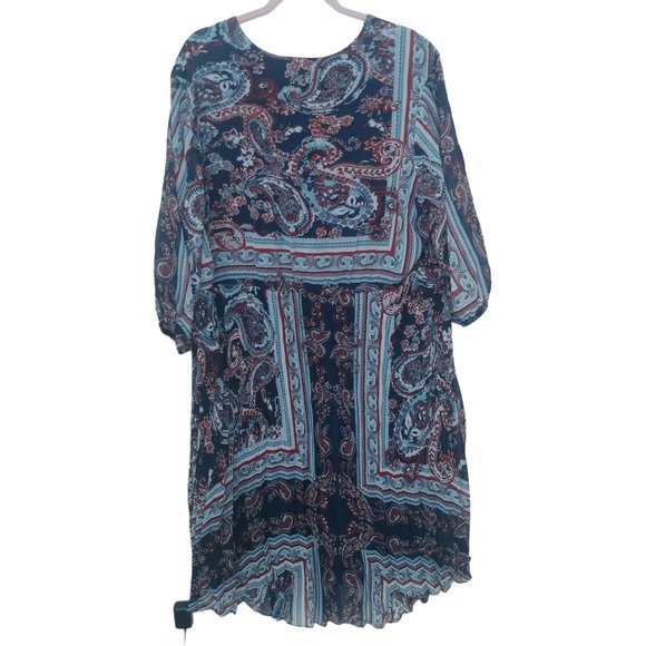 Sandra Darren Bohemian Plus Size Long Sleeve Dress - Picture 9 of 14